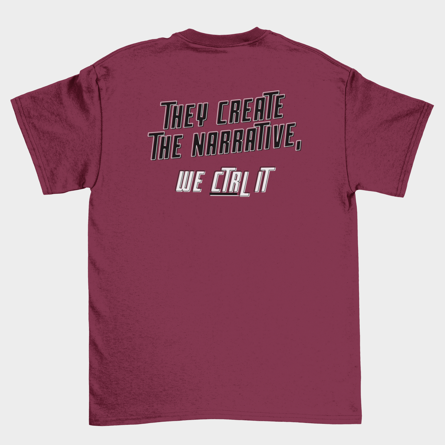 Statement Burgundy Shirt | Elevated Tee