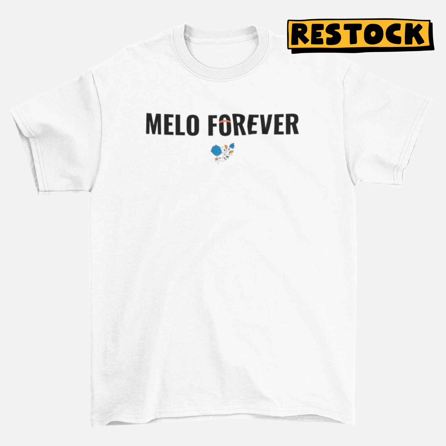 Melo Forever Retirement White Shirt | Elevated Tee