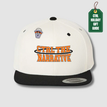 Load image into Gallery viewer, CTRL Bucket Man Debut Snapback + Bucket Man Pin