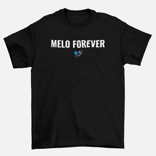 Melo Forever Retirement Black Shirt | Elevated Tee