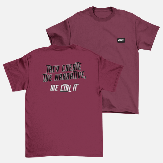 Statement Burgundy Shirt | Elevated Tee