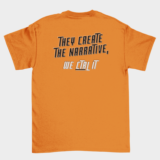 Statement Orange Shirt | Elevated Tee