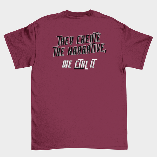 Statement Burgundy Shirt | Elevated Tee